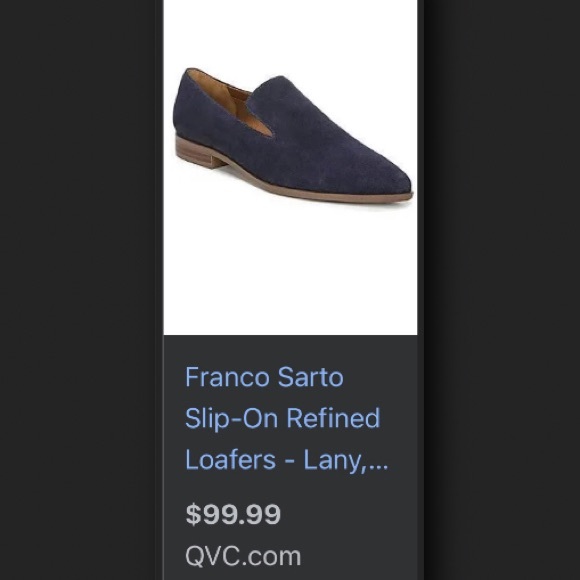 Franco Sarto Black Suede Loafers-Like New! - Picture 2 of 10